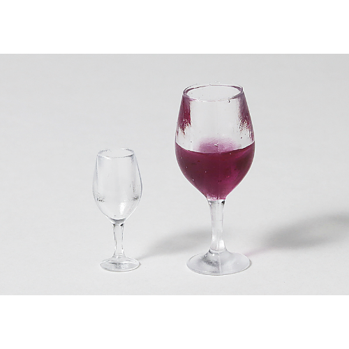 ワイングラス（ボルドー）立体型
