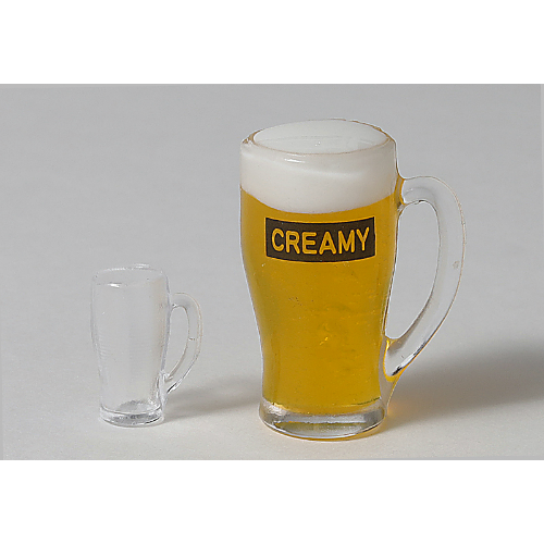 ジョッキグラス立体型